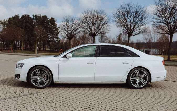 Audi A8 cena 108500 przebieg: 390000, rok produkcji 2014 z Olsztyn małe 211